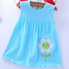 Г. Одежда для маленьких девочек; платье для малышей; стильное летнее модное платье с цветочным принтом для маленьких девочек; стильная очень низкая цена