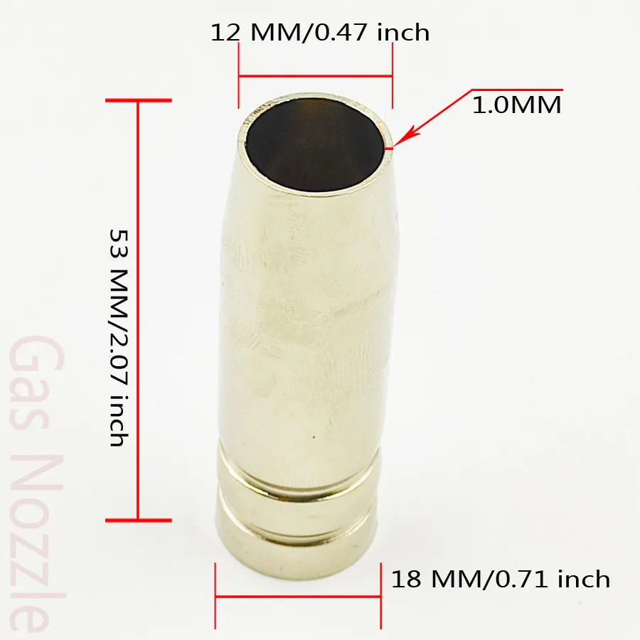 5/10PCS 15AK Gas Nozzle Euro Style MIG Welding Gun Tip Nozzle Shield Cup For MB-14AK/15AK MIG Welding Torch welding torch plasma cutter electrodes nozzles ceramic nozzle cups