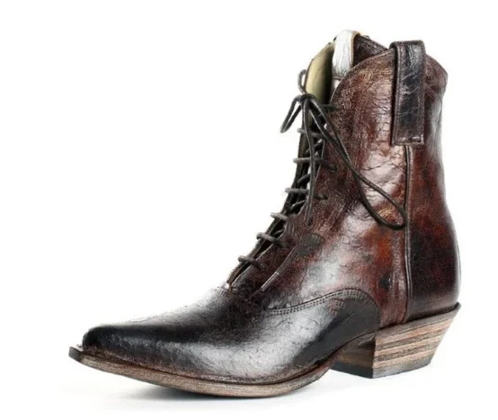 

Men Leather Shoes high heel Casual Oxford Shoes Dress Shoes Brogue Shoes Winter Ankle Boots Vintage Classic Male Casual D372