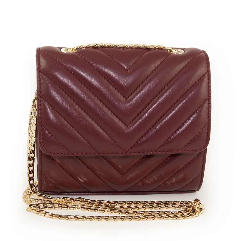

South Korea Purchasing Agents Mini Bag Spring New Style Sheepskin Single-shoulder Crossbody Bag Small Square WOMEN'S Leather Bag