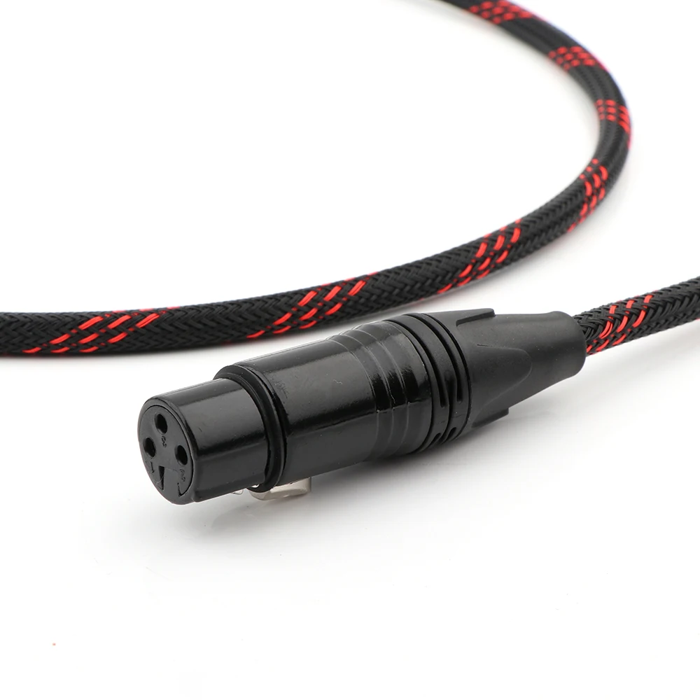 Hifi Canare XLR FEMALE to 2RCA Audio Cabler PC Mobilephone Amplifier Interconnect High Quality XLR Male to RCA Cable