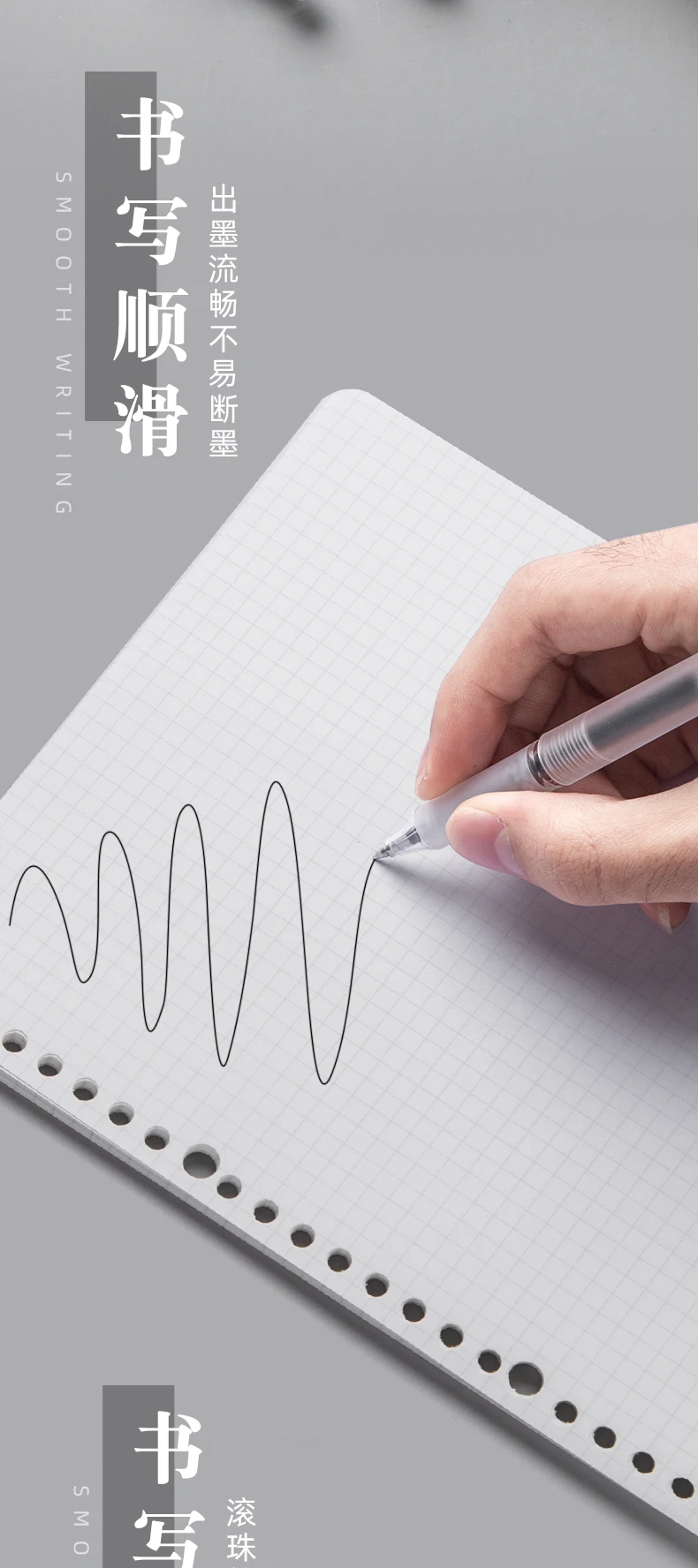 M&G Neutral Gel Pen  0.35mm/0.5mm black signature pen ultra fine Needle/Bullet Point Japanese simple Gel Pen