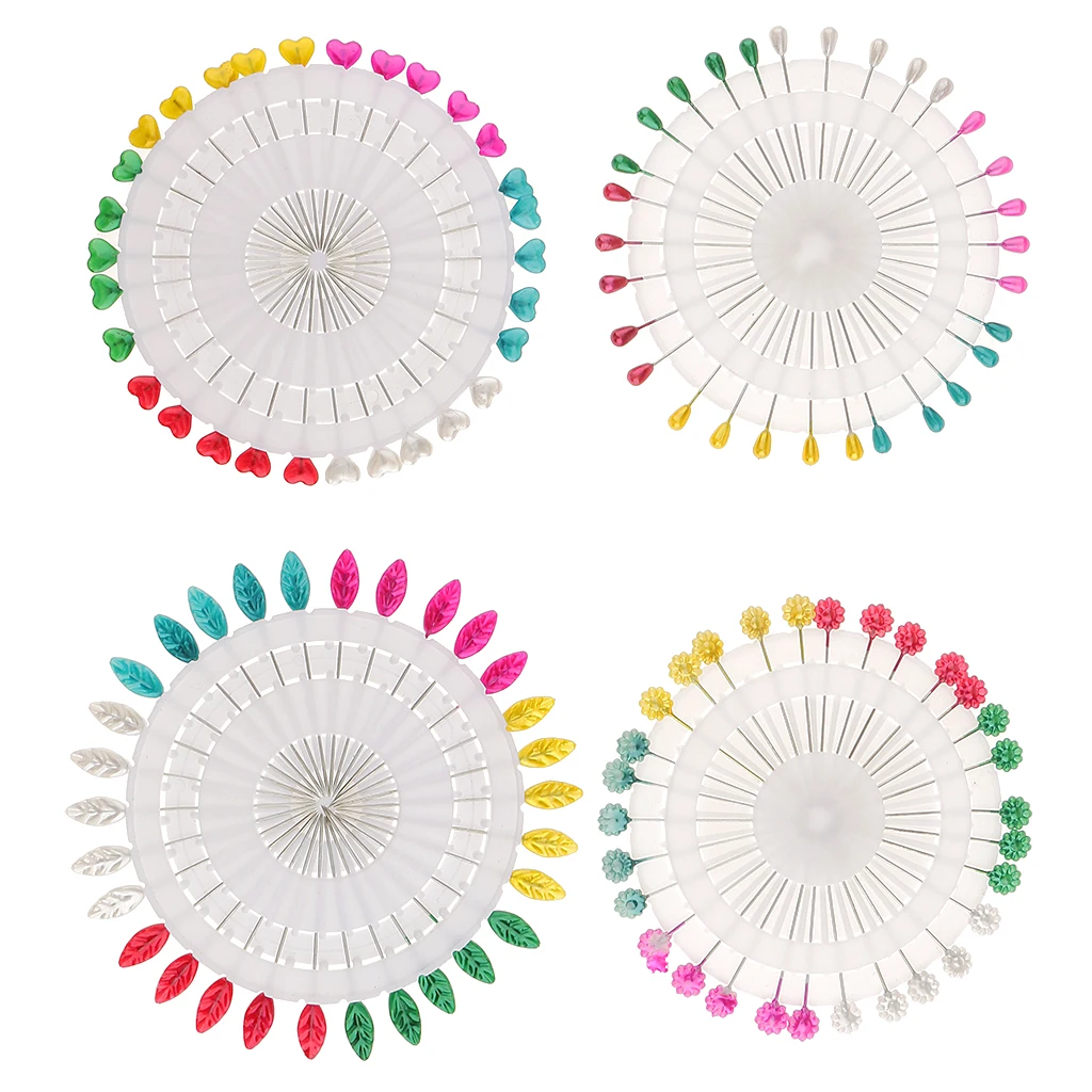 120 Pieces Assorted Hijab Scarf Pins Safety Pin Tailor Sewing Snag-Free Pin 