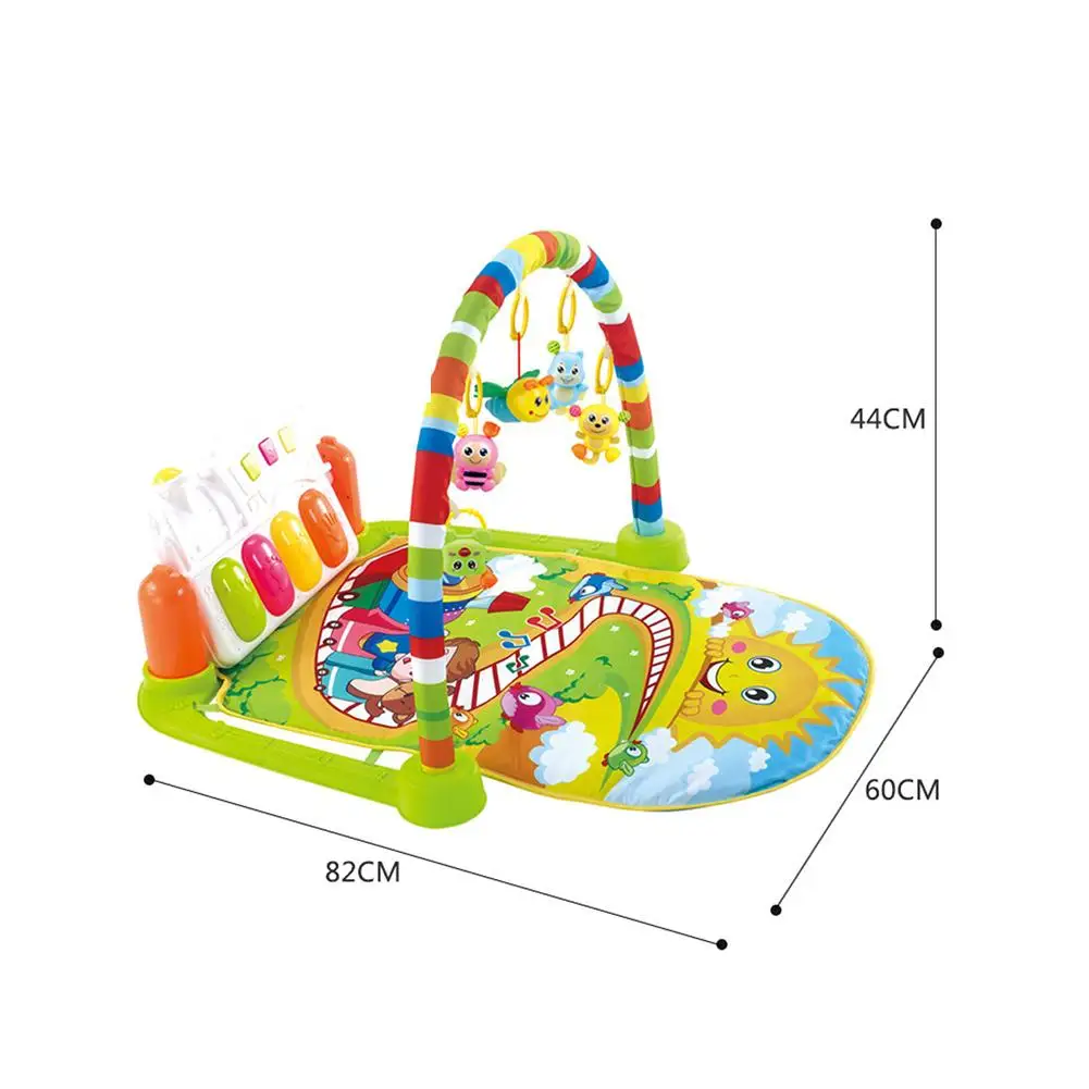 Pedal do Piano da Música Infantil do Bebê Rack de Aptidão da Ginástica do Bebê Brinquedos do Bebê para Crianças Crawling Mat 9 bebê Crawling Mat Brinquedos Do Bebê Para Crianças