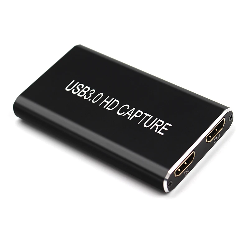 

USB Video Capture Card Grabber HD to Type-C/USB C/USB 3.0 1080P 60fps Game Adapter with HDMI Output for Windows/Linux/Mac Os X