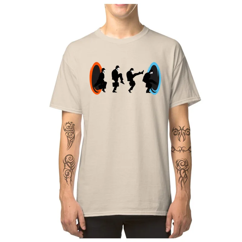 Short Sleeve Tops Shirts O-Neck Cotton Man T-shirts Ministry_of_silly_portals_3729 Normal Tee-Shirts New Design Ministry_of_silly_portals_3729 beige