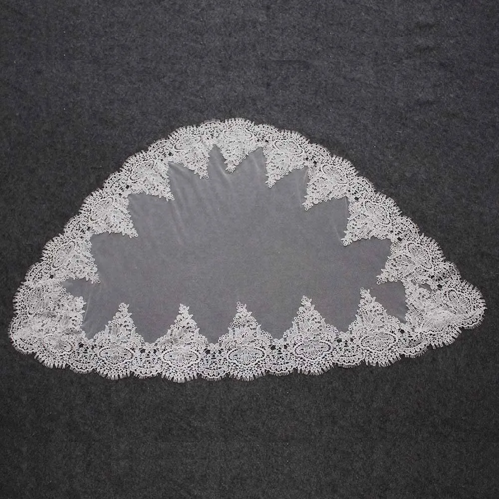 

New Arrival Veu CCB Church Catholic Lace Veil Scarf Latin Mass Head Cover High Quality Spanish Lace Mantilla Veil