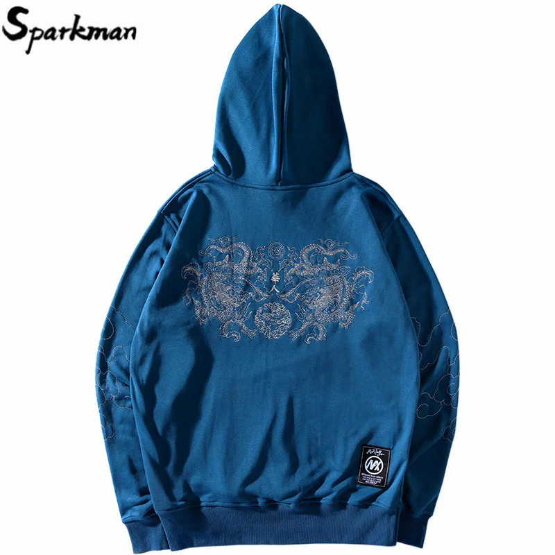 2019 Мужская толстовка в стиле хип хоп свитшот с золотой вышивкой уличная одежда