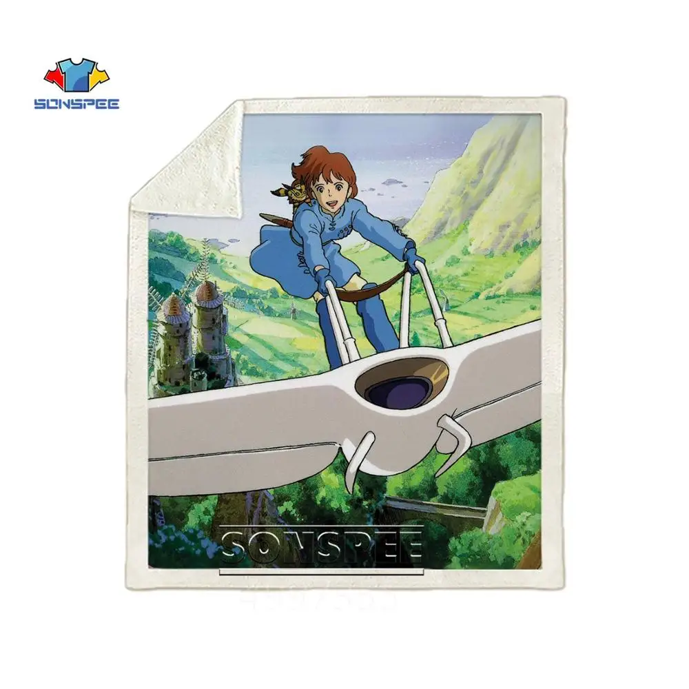 SONSPEE THE WIND RISES, классическое аниме, Harajuku, для детей и взрослых, 3d принт, одеяло, диване, Стёганое одеяло, зимний, сохраняющий тепло, постельные принадлежности, одеяло для сна - Цвет: 8