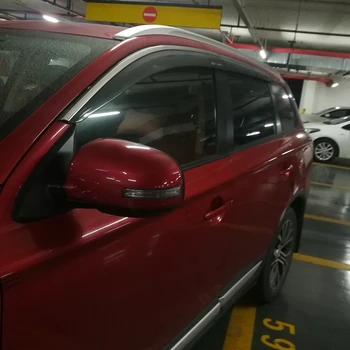 

For Mitsubishi Outlander 2015 2016 2017 2018 Window Visor Vent Shades Sun Rain Deflector Guard For ALPHARD/V Auto Accessories