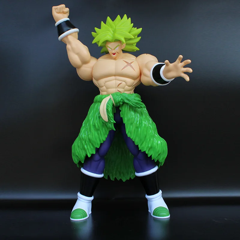 Dragon Ball Супер Broly фильм ПВХ Фигурки Супер Saiyan аниме Dragon Ball Z Broly DBZ фигурка игрушки 450 мм