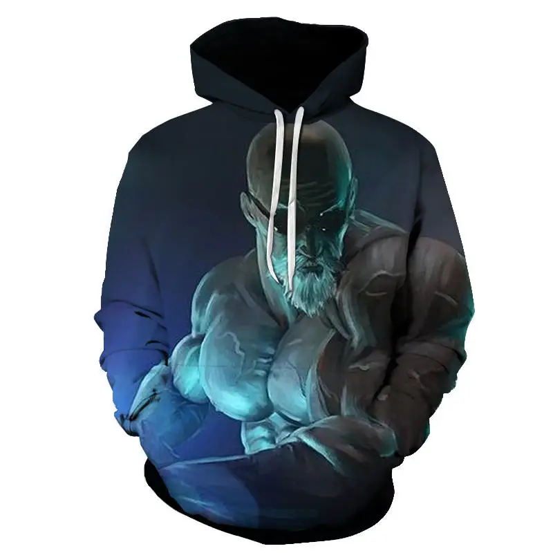 Дизайн, худи с принтом power DBZ dragon ball Z wukong 3D Outone, Мужской пуловер, лидер продаж, толстовки, модные топы, одежда - Цвет: WNT225