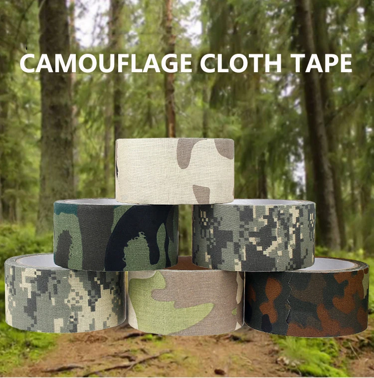 Multi-functional Camo Tape for Hunting, Paintball, and Airsoft - Waterproof, Self-adhesive, Non-Slip Description Image.This Product Can Be Found With The Tag Names Adhesive tape rifle, Airsoft camouflage tape, Camouflage tape camo rifle, Camouflage tape hunt, Paintball camo tape