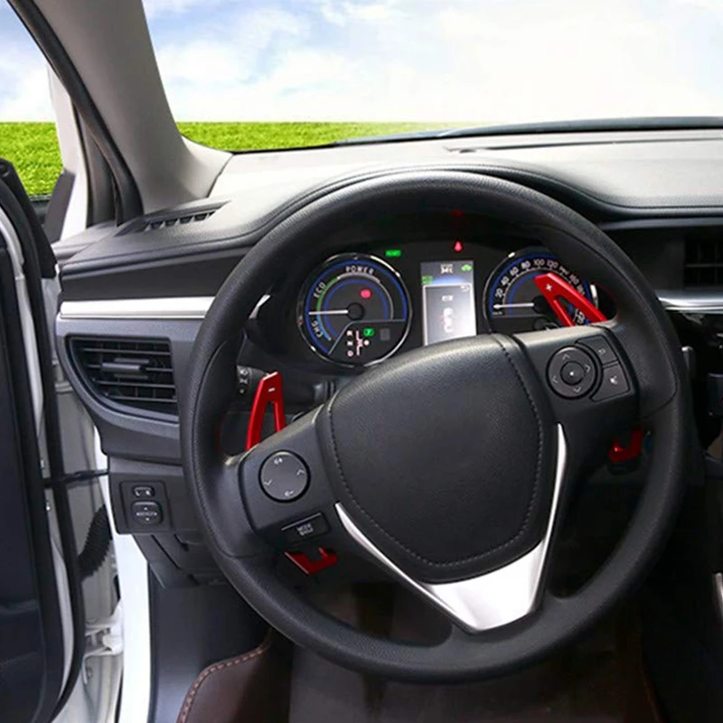 Рулевое колесо из алюминиевого сплава для Toyota Camry 2012-, Corolla-(красный