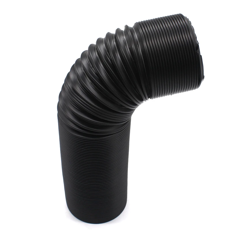 1 Set Universal Car 3 inch Carbon Fibre Cold Air Filter Feed Enclosed Air Intake Induction Pipe Hose Kit Bellows Intake Hose (3)
