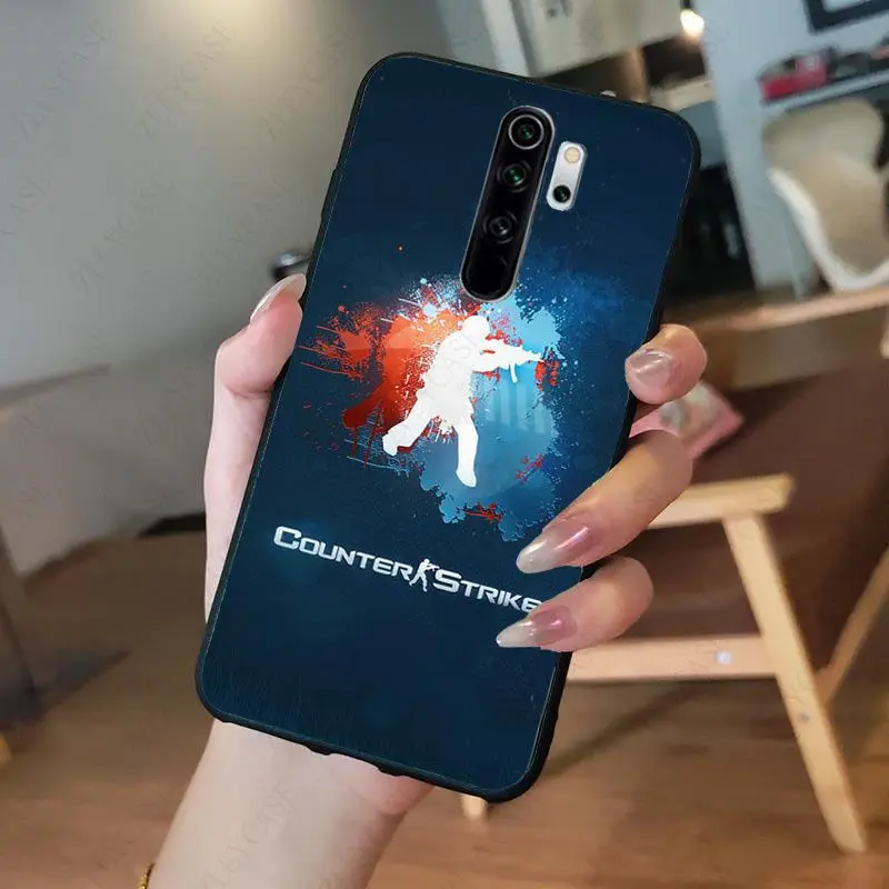 cases for xiaomi blue Phản Kích Cs Đi Chơi Game Điện Thoại Ốp Lưng Cho Redmi Note8pro Note7 Note5 Note6pro 7 7A 8 8A Note8T Note9s Note9pro điện Thoại Di Động cases for xiaomi blue Cases For Xiaomi