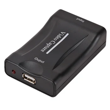 

Scart To USB 2.0 Video Capture Card Gaming Record Box Live Streaming Recording Home Office DVD Grabber Plug And Play
