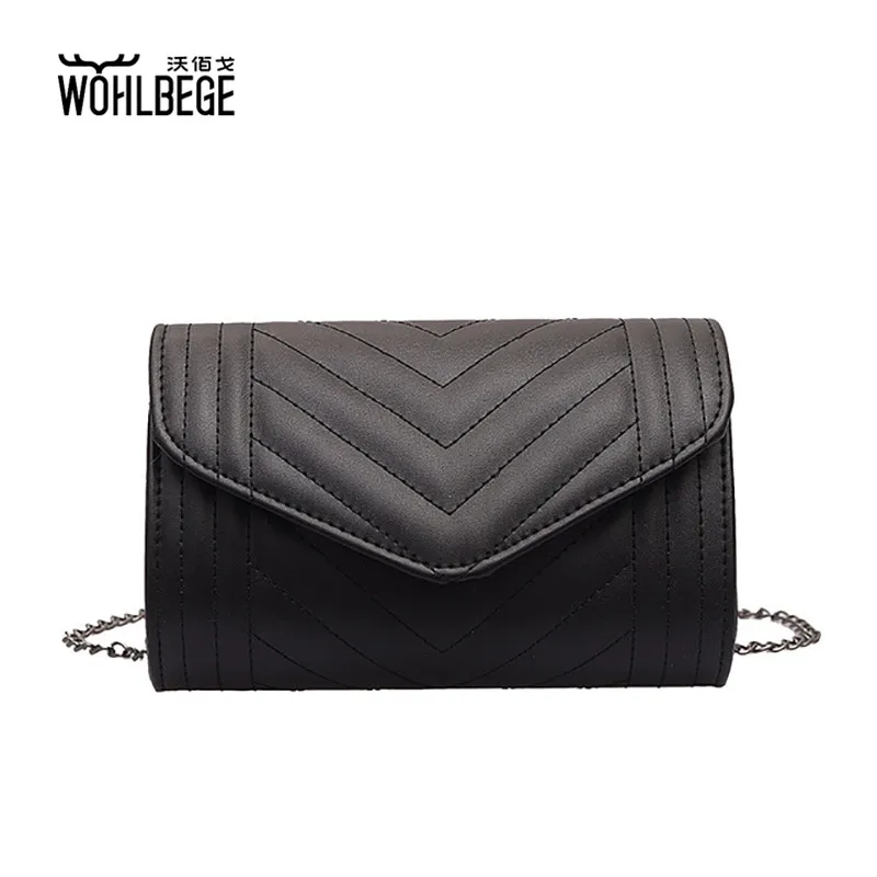 

Female 2019 Spring New Shoulder Bag Personality Wild Messenger Bag Lingge Sewing Thread Package