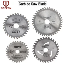 Disco de corte de madeira, 110mm/115mm/125mm, ponta de serra circular, lâminas para moedor de ângulo, cortador de madeira