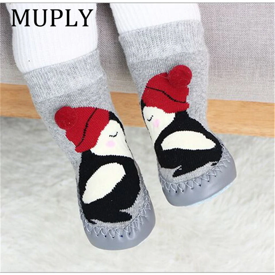 Домашние носки для малышей Носки новорожденных Зимние толстые махровые