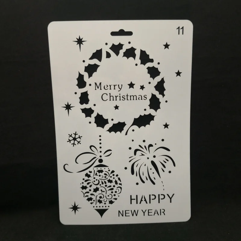 

Рождественские трафареты для украшения «сделай сам», скрапбукинга, фотоальбома, декоративное тиснение «сделай сам», бумажные открытки, поделки