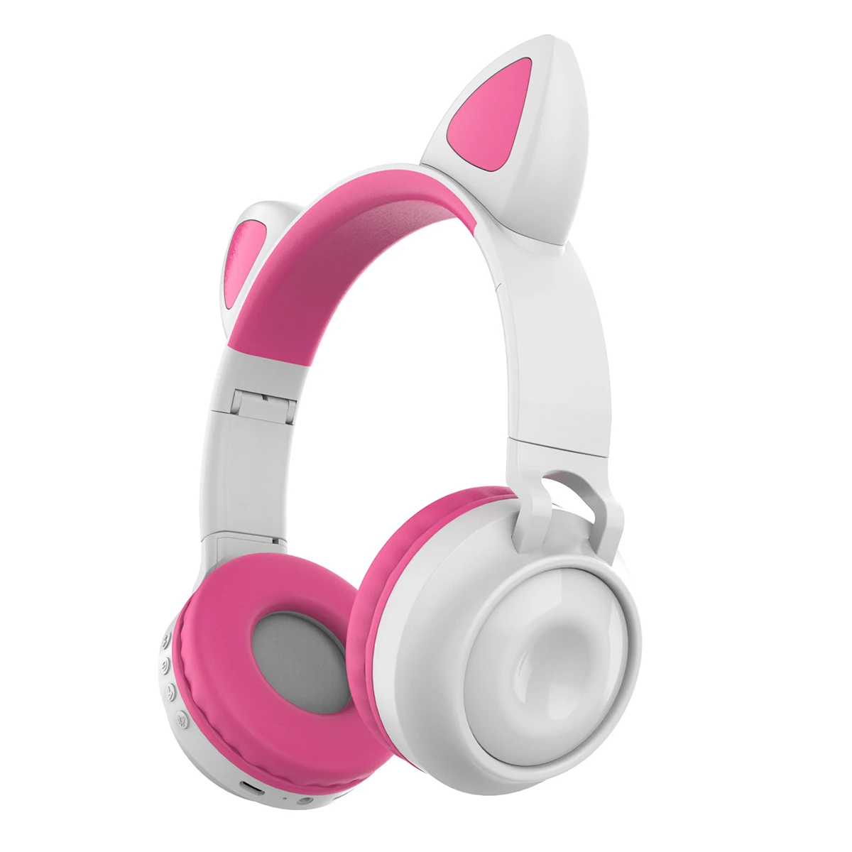 Wireless LED Cat Ear Noise Cancelling Headphones Bluetooth 5 0 Young People Kids Headset Support TF Card 3 5mm Plug With Mic