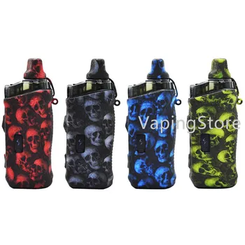

Free Lanyard Protective Cover Shield Wrap Geekvape Aegis Boost Skull Texture Silicone Case Anti-Slip Sleeve