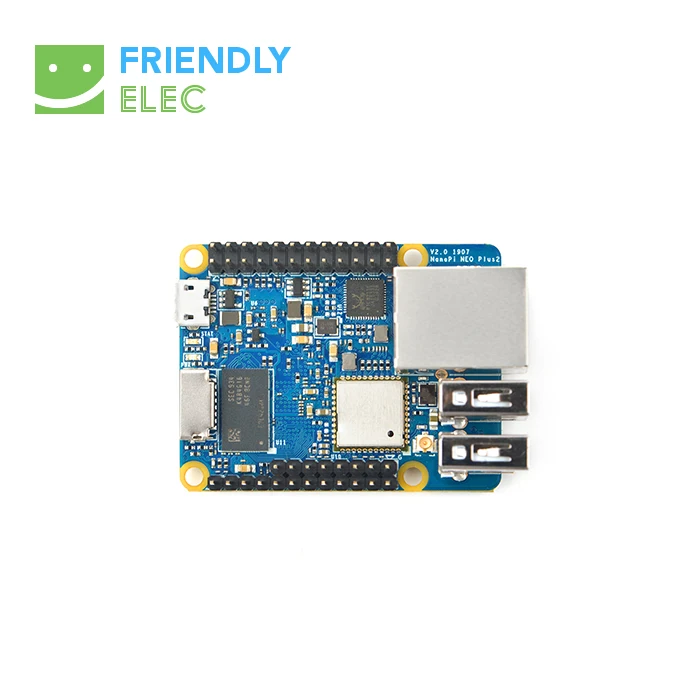 NanoPi NEO Plus2, Allwinner H5 макетная плата гигабитный Ethernet порт 1 Гб памяти, Wi-Fi Bluetooth
