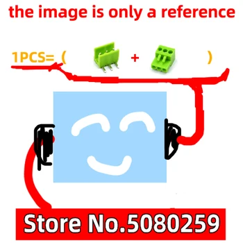 

50PCS Connector HT3.96MM straight pin curved pin pull-out plug-in terminal block plug + socket 2/3/4/5/6/7/8/9/10P