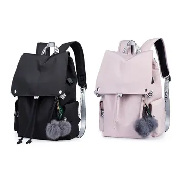 

Women Backpack Nylon Casual Laptop Rucksack Shoulder Bag School Bookbag Daypack for Teenager Girls U50C