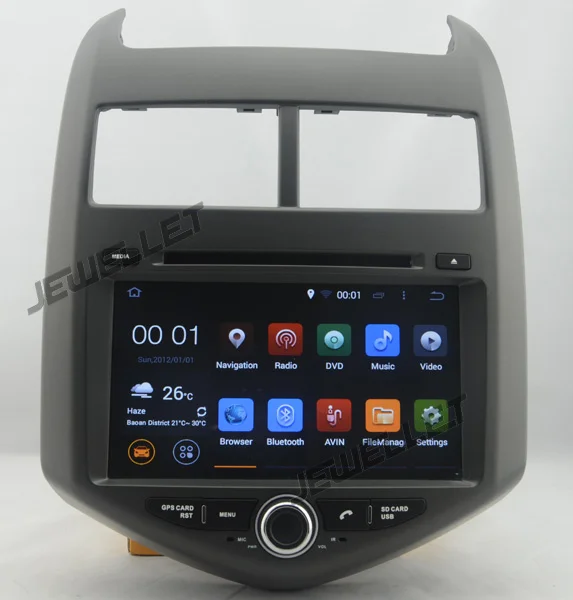 Четырехъядерный Android 9,0 автомобильный DVD gps Радио Навигация для Chevrolet Aveo Sonic 2012- с 4G/Wifi, DVR OBD 1080P