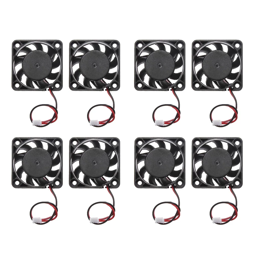 Ventilador de Refrigeração Peças sem Escova Pinos 40 mm Mini 4cm Silencioso para pc Pinos Ventilador de Rolamento de Esferas Ventilador da Caixa do Computador - Imagem 2