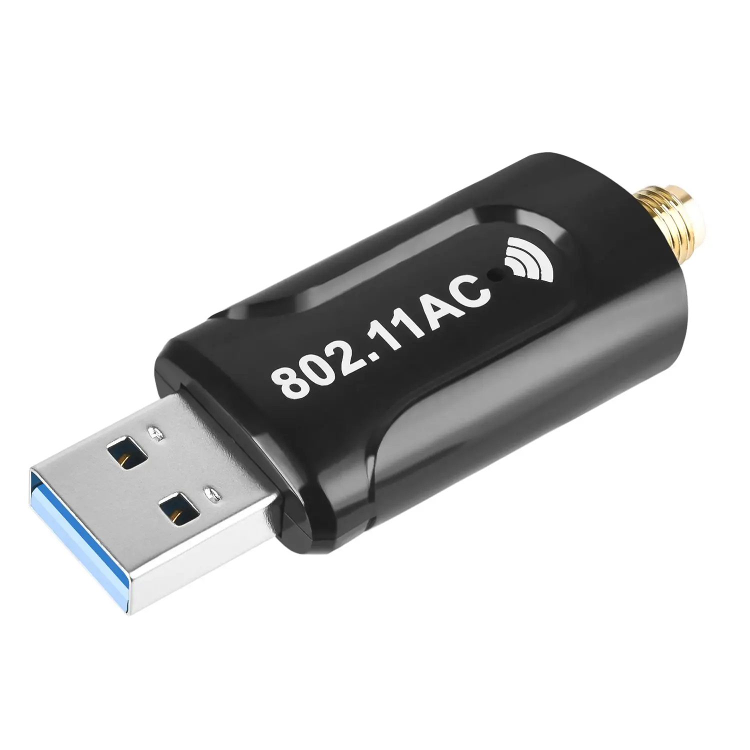 USB WiFi Dongle адаптер 1200 Мбит/с Беспроводная сеть для ноутбука Настольный ПК антенна