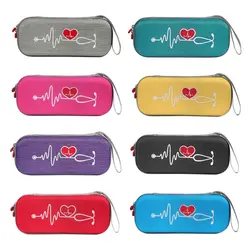 Eva portátil caso de transporte viagem saco organizador para 3m littmann clássico iii estetoscópio acessórios caixa armazenamento