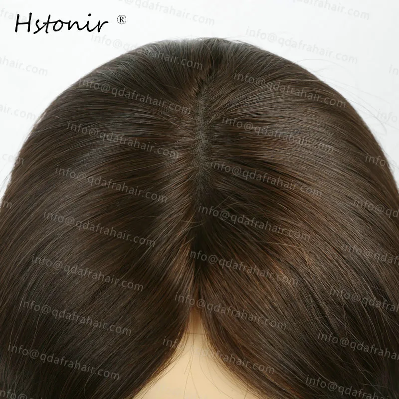 Hstonir Кошерный еврейский парик колпачок парик из натуральных волос Сертифицированный Реми волосы для женщин Клубок заказ