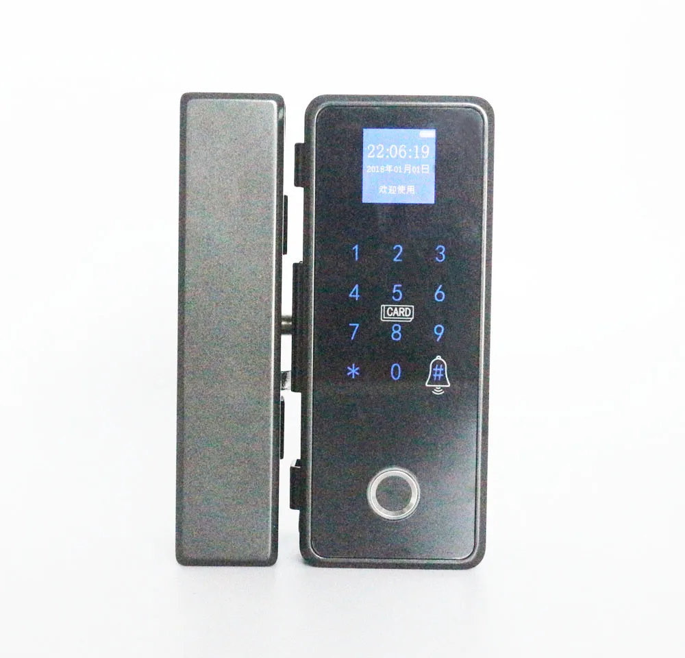 

Security electronic fingerprint sliding doors keyless password digital glass door lock smart door lock