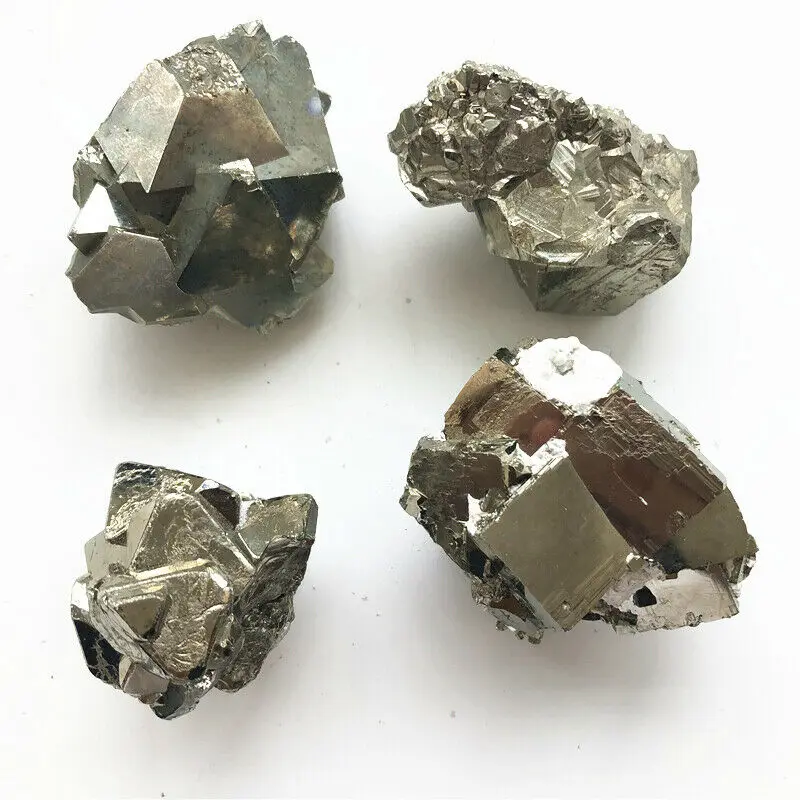 1pc Natural Iron Pyrite Cluster Crystal Stone Rough Display Specimen Minerals Natural Stones and Minerals