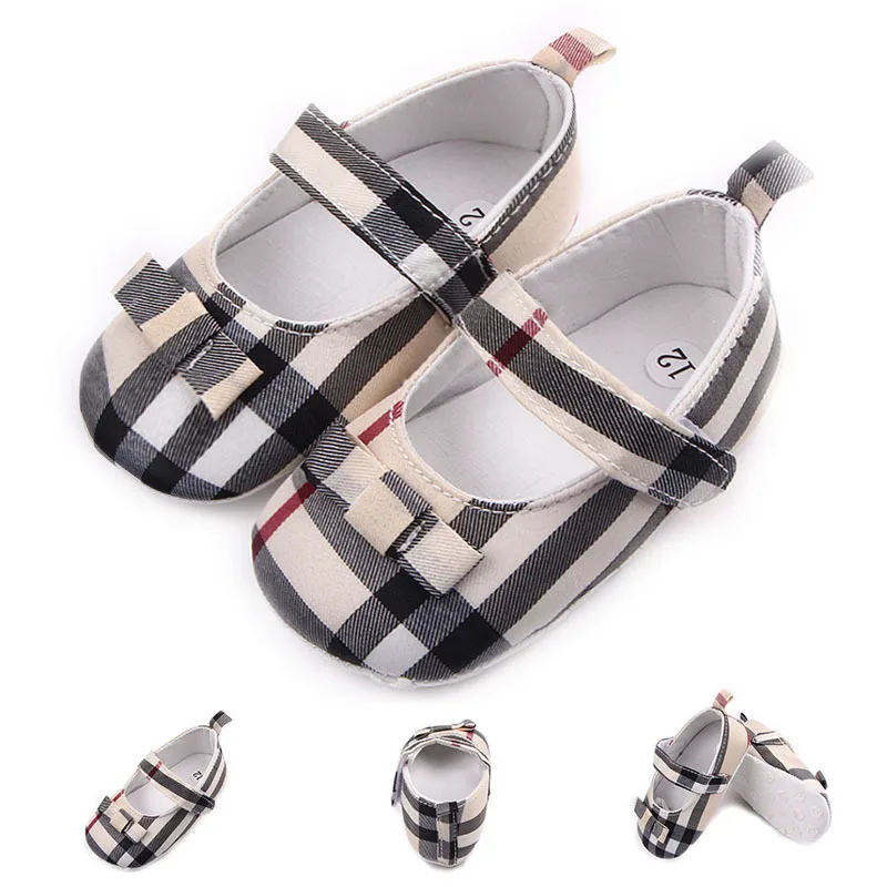

Classic plaid baby shoes breathable non-slip baby infant shoes toddler shoesZQ145