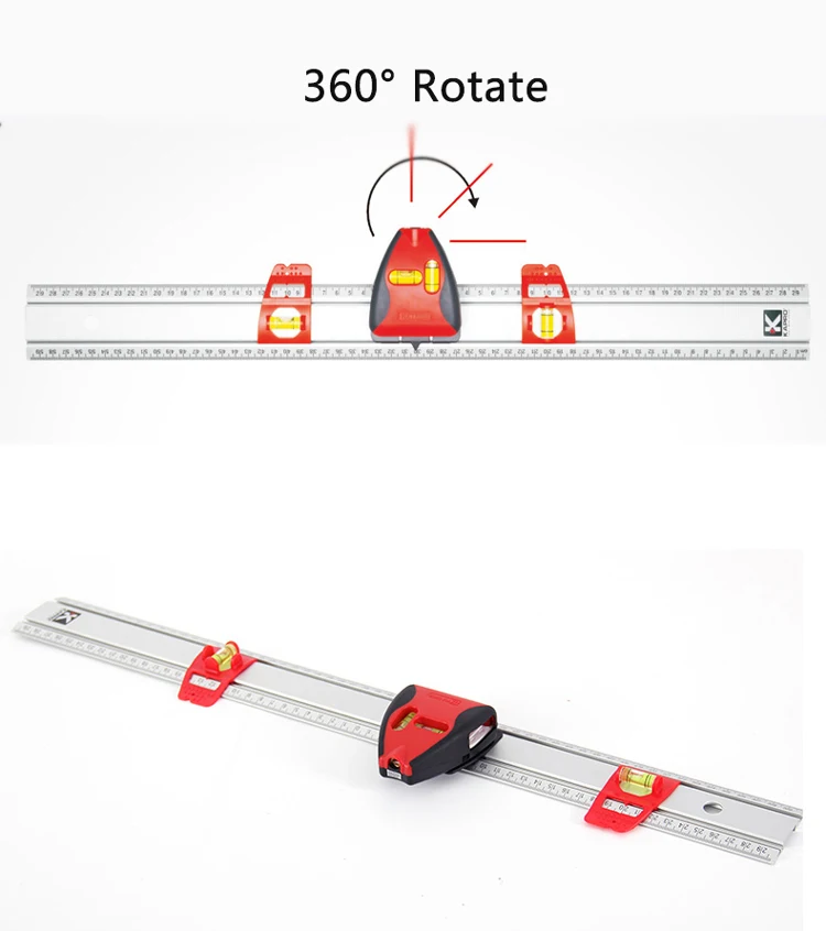 KAPRO Laser Level Marking Ruler With Bubbles High Precision Laser Line 6m Level Ruler 60cm 80cm Spirit Level Measuring Tools (1)