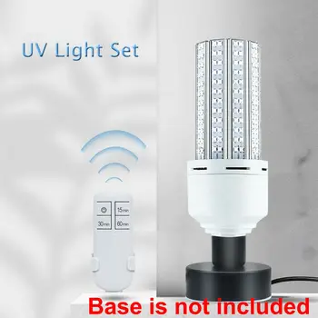 

40W UV Germicidal Lamp Led UV Sterilizer Light Bulb E26 E27 Corn Shape W/Timer