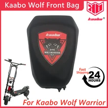 Bolsa frontal portátil kaabo original com logotipo kaab 4l, bolsa de transporte com pendurar para guerreiro lobo/king + acessórios