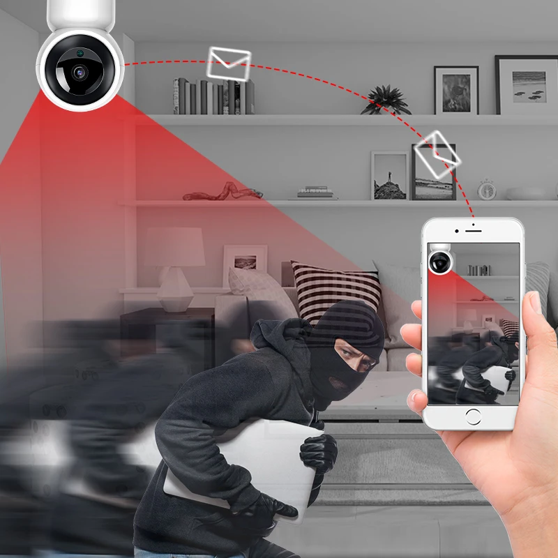 Мини-камера, Wifi, Hd 1080p Ip, интеллектуальное автоматическое слежение, детский монитор, Домашняя безопасность, видеонаблюдение, сеть видеонаблюдения, 2МП, Wifi камера, мини