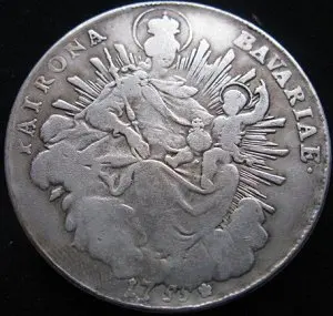 Реплика 1755 скудная паирона Bavariae немецкая копия монет 90% Копер производство