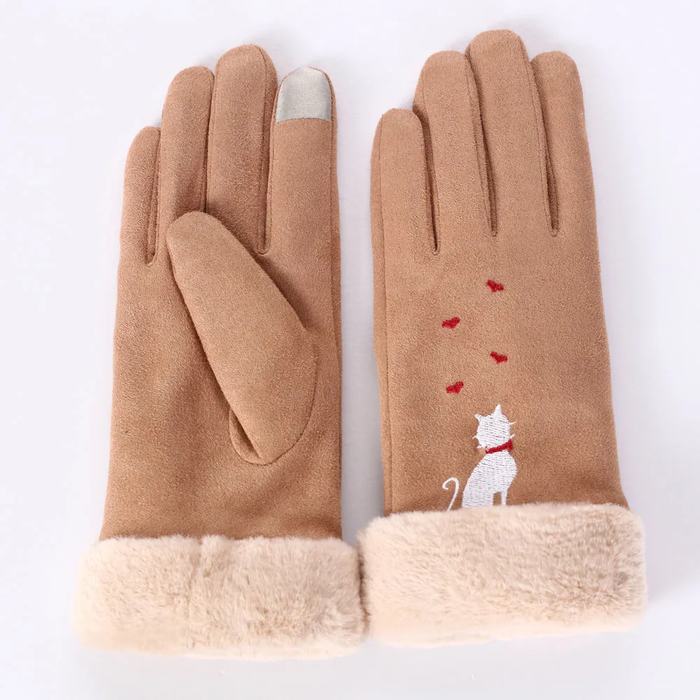 Женские зимние перчатки, модные теплые тактические мужские перчатки с полным пальцем, зимние уличные спортивные теплые варежки, перчатки для мужчин и женщин