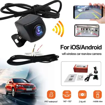 

2.4G waterproof dust-proof Wifi Wireless IP67 Waterproof Car Rearview Camera No-light night vision For iOS / Android