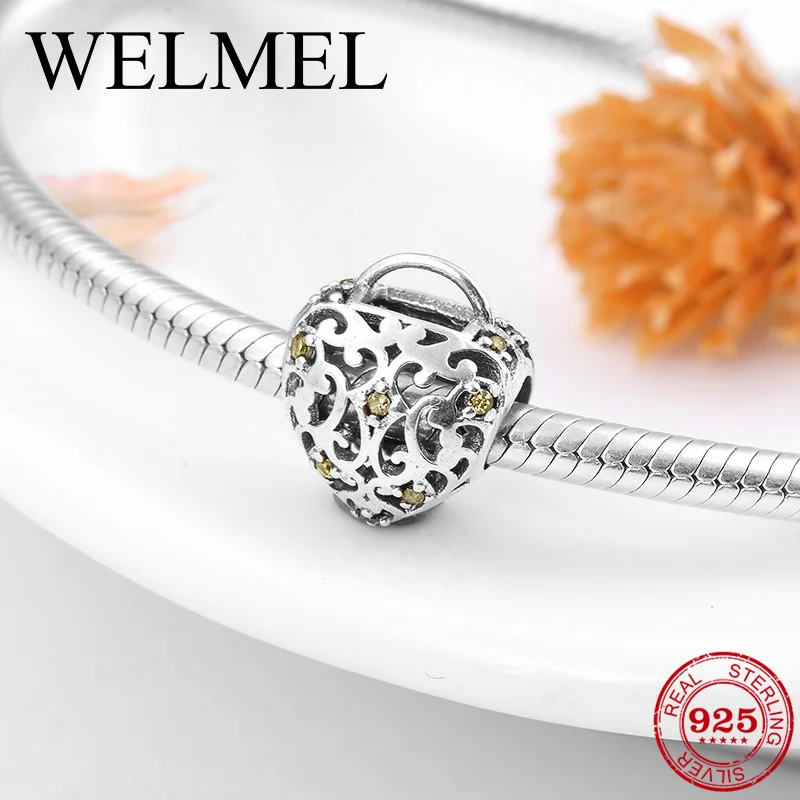 

Best wish Chinese characters travel safely heart beads 925 Sterling Silver Fit Original Pandora Charm Bracelet Jewelry 2018
