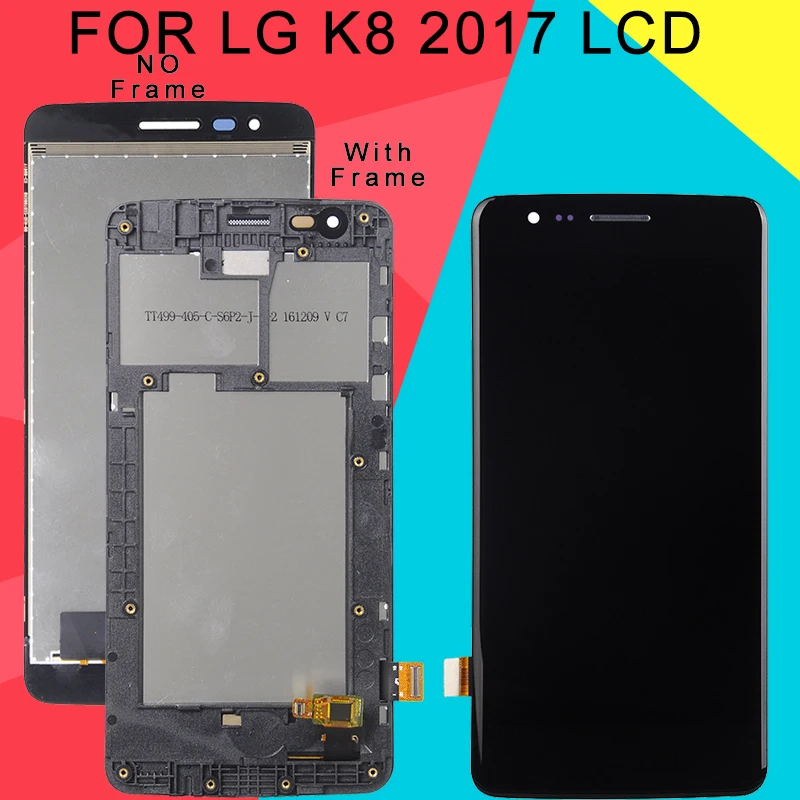 Dinamico 1 шт. X240 ЖК дисплей для LG K8 2017 с сенсорным экраном дигитайзер сборка Запчасти
