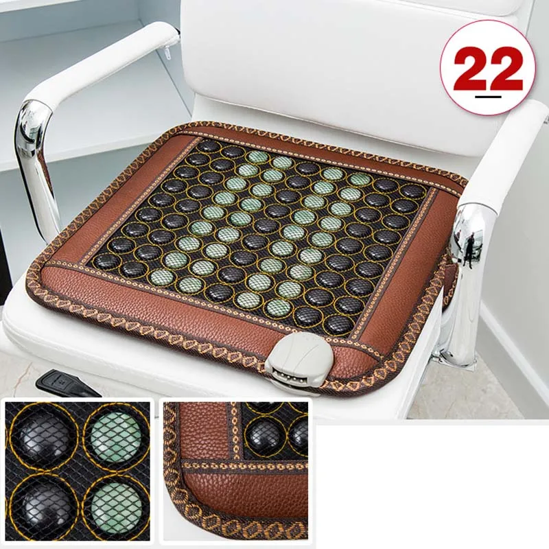 Инфракрасный нагревательный коврик Натуральный нефритовый Турмалин массажная подушка облегчение боли в спине плечо нога аарм живот облегчение мышечного тела сиденье коврик