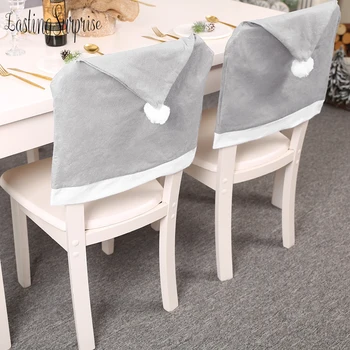 

Christmas Chair Cover Case Gift Santa Xmas Christmas Dinner Table Party Seat Chair Case Slipcover Home Decor 2019 For Home New