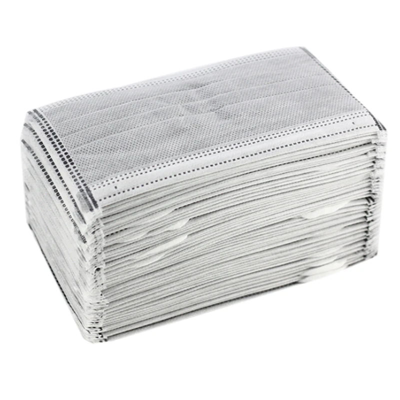 

50Pcs Disposable Mask Men Women Adult Daily Face Protective Mask Non-Woven Melt Blown Mask(Non-Medical)